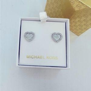 Michael Kors Heart Stud Earrings